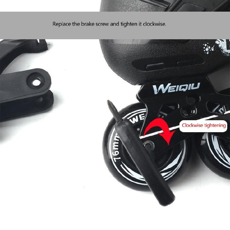 1Pc Inline Skate Brakes Block Stopper Replacement Universals Roller Skate Brakes Pads Skating Safety Brake Enduring