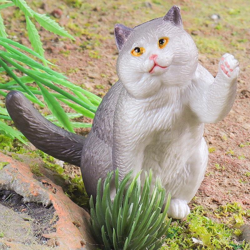 Plush Orange Cat Figurine: Educational Simulation for Kids