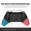 Wireless Switch Controller Compatible with PC/iOS/Android/Lite/OLED, Programmable Back buttons, Layout of ABXY Can Be Changed (Yellow)