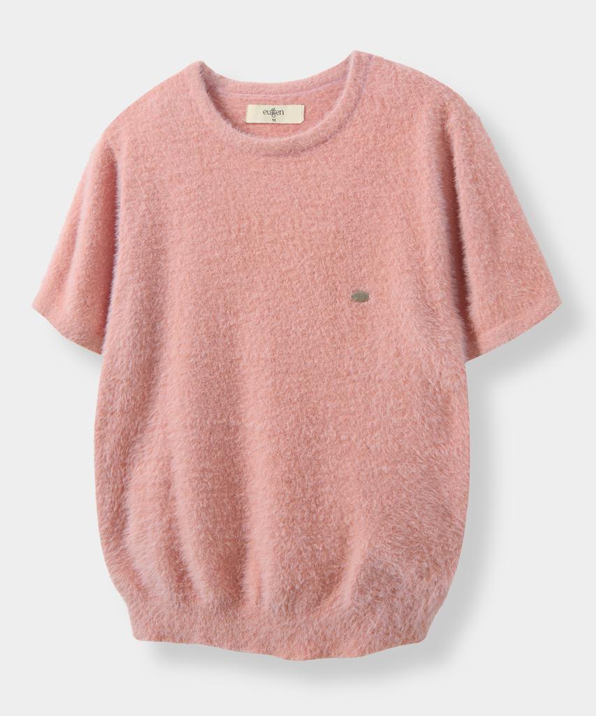 Yujen Soft Round Half Knit_Dust Pink