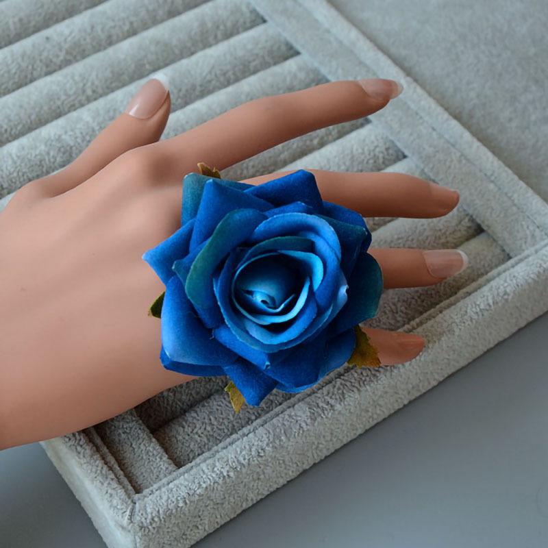 Barrette latérale rose rouge vintage pour spectacles de danse