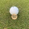 Legierung Golfballmarker Lustige Worte Mini Gute Zähigkeit Golfhut-Marker für Golf