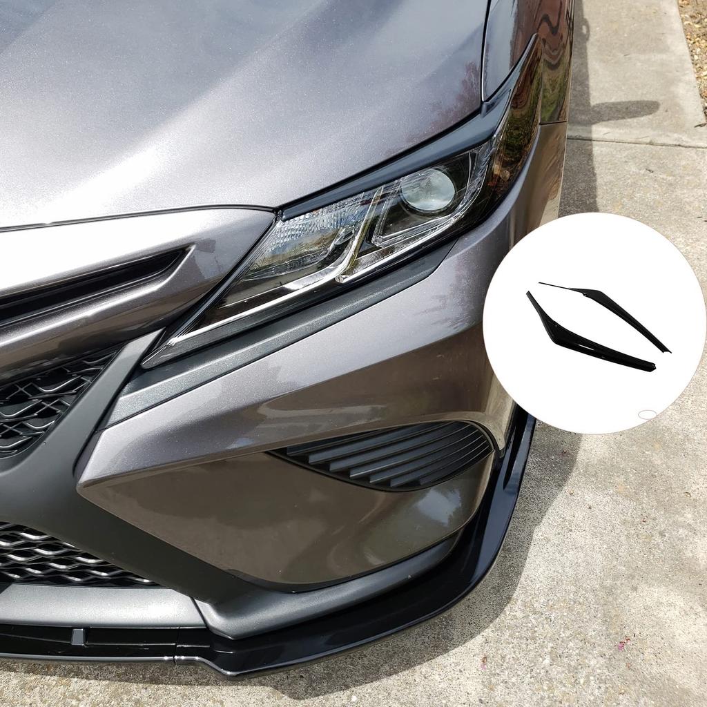 HyoLebi Toyota Camry Série 70 Conjunto Decorativo de Sobrancelha e Linha de Olho para Farol Dianteiro (2017.10-2020) Peças, Acabamentos, Acessórios de Estilo,