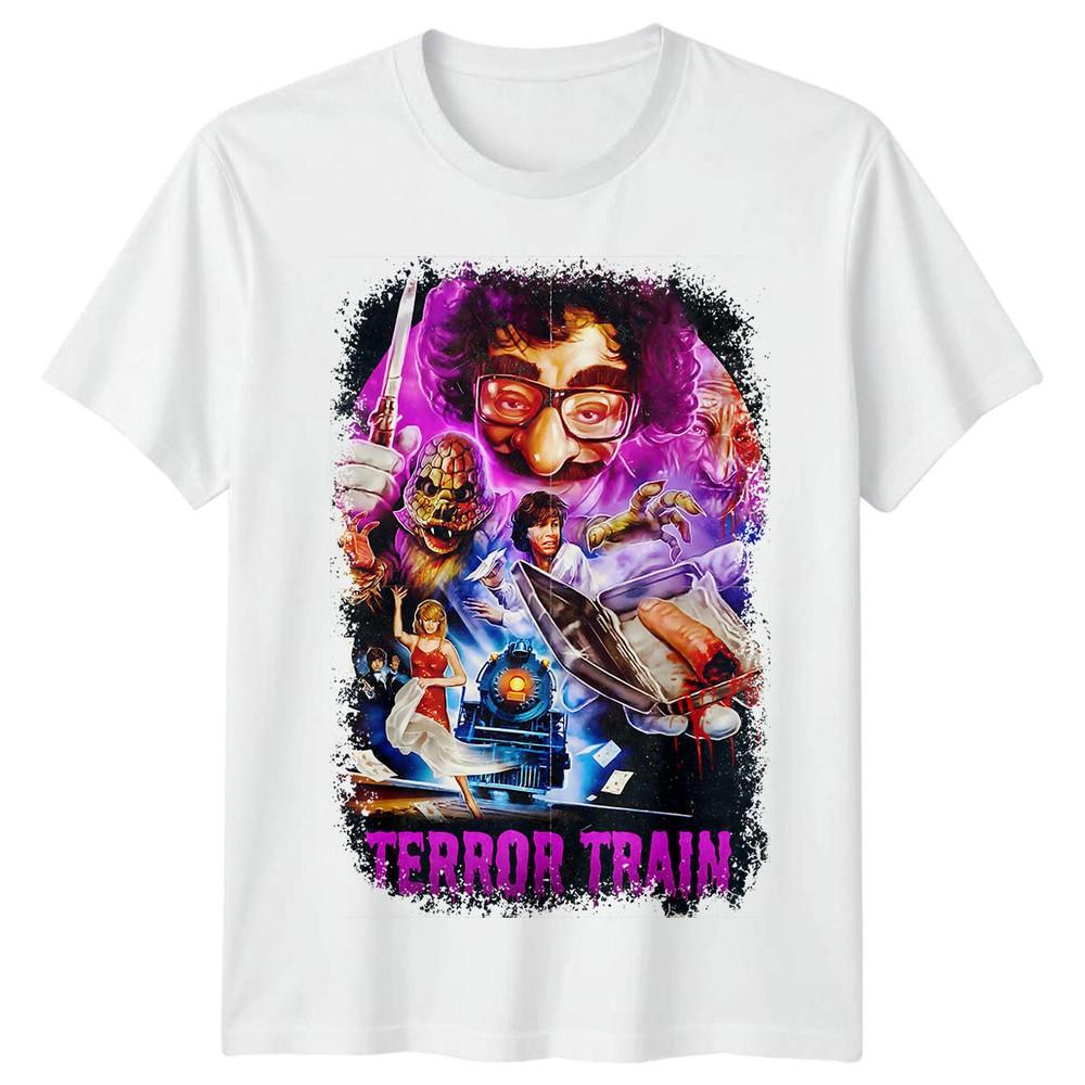 Terror Train 1980 Movie Poster Inspired Tshirt Retro 80s Tee Unisex