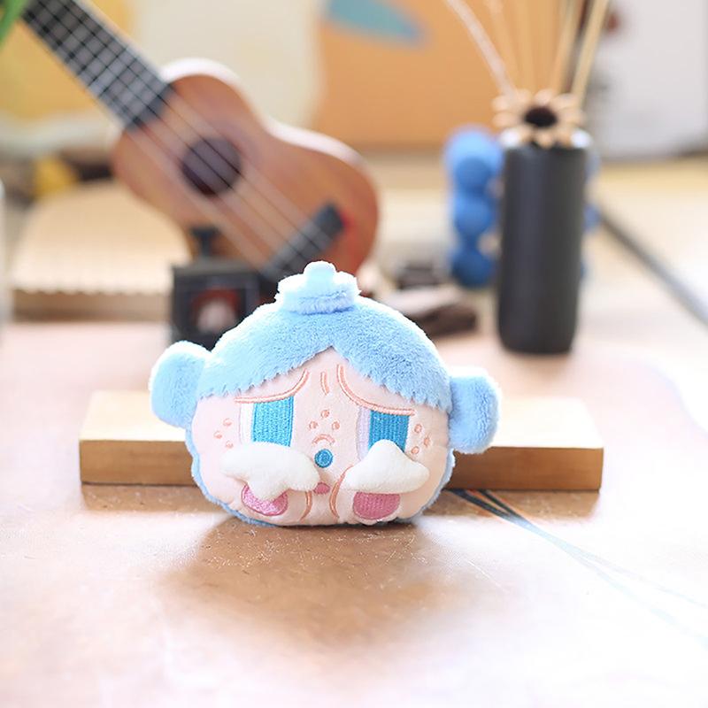 Kawali Cute Bubble Mart Plysj Doll Pendant Bag Nøkkelringer Bildekorasjon Kreativ hengende ornamenter Søte Barnegave Til Jenter