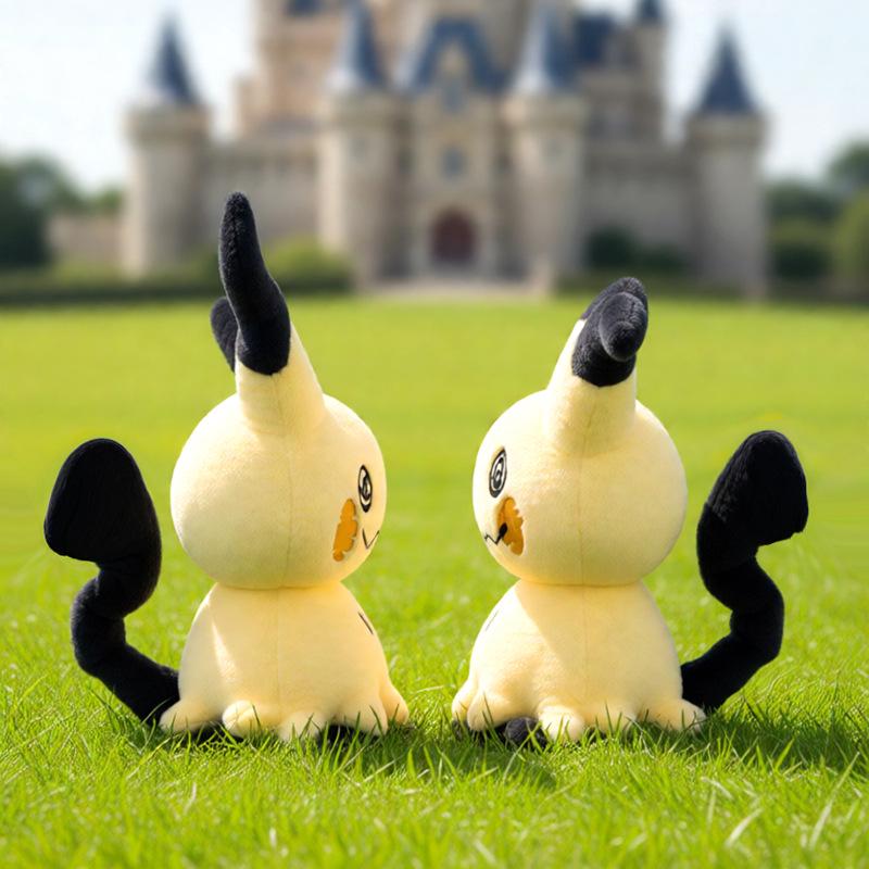 Rabbit Fur Mimikyu Pokémon Plush Dolls: Cute Cartoon Figurines