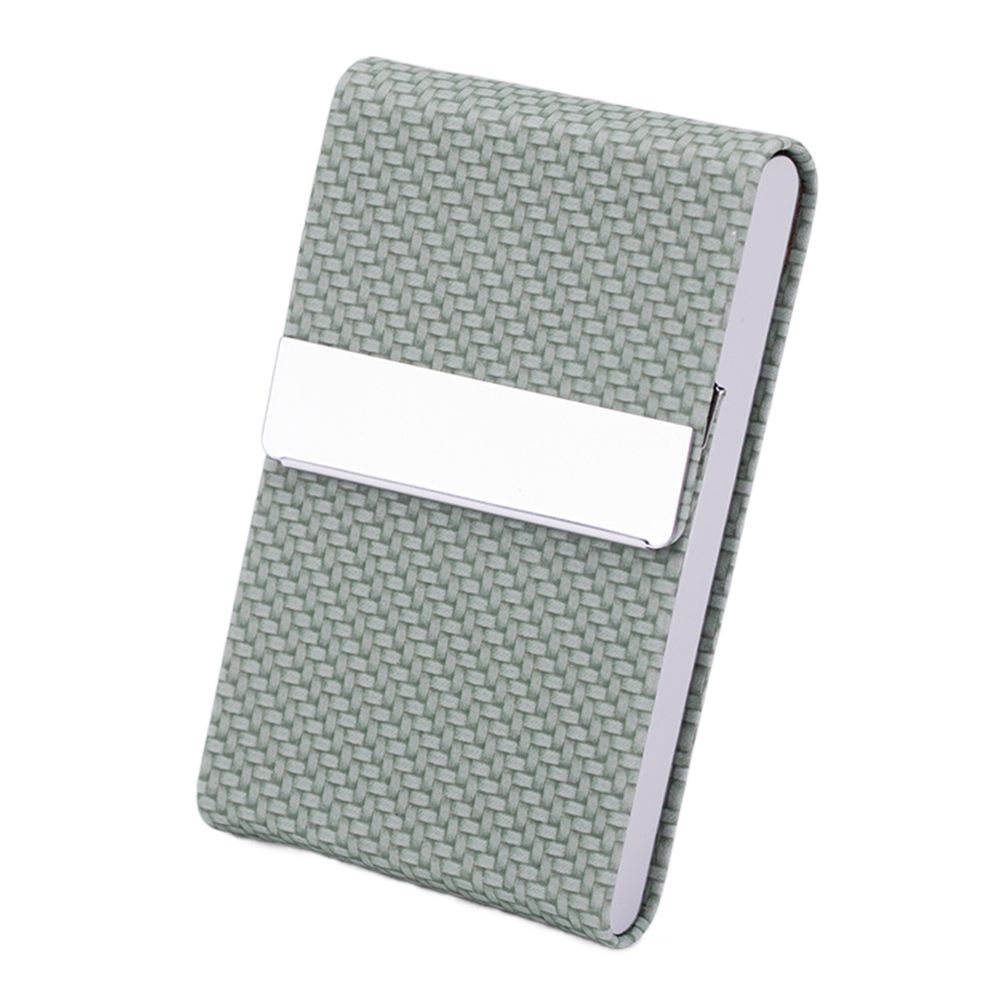 Slim Pocket Business Card Case PU Leather ID Case Card Box Name Card Holder  Office Supplies