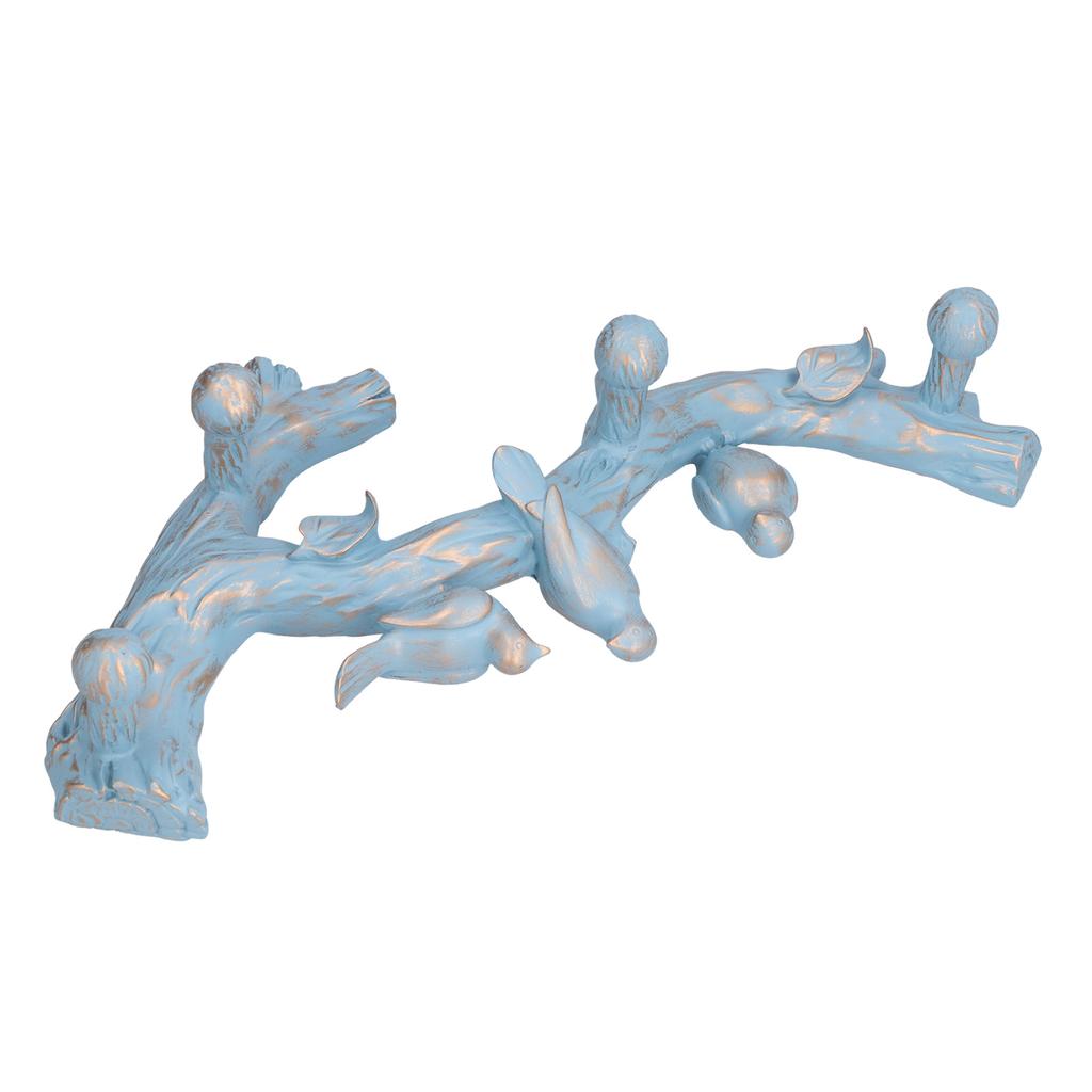 Wall Decoration Hooks Punch Free Innovative Art Waterproof Resin Bird Decoration Hook for Bedroom