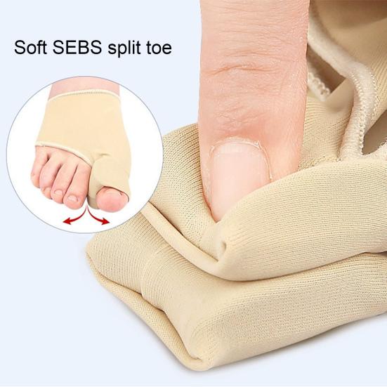 3 Pairs Toe Correction Device Breathable Fabric Ergonomic Toe Corrector Adaptive Fit Bunion Correction Sleeve