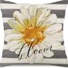 Spring and Summer New Flower Daisy Pillowcase Home Decoration Living Room Sofa Car Pillow Cushion