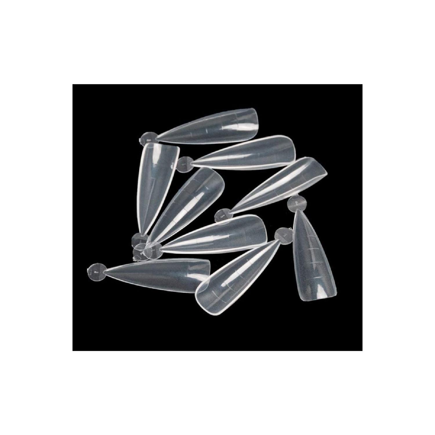 

Модель Stiletto Подвійного використання Полігелеві насадки для форм Polijel 12 різних розмірів 120 штук білий