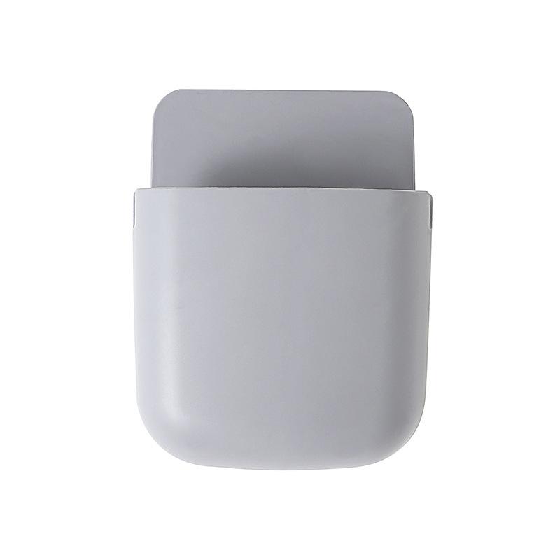 TV Air Conditioning Remote Control Wall Hanging Box Wall-mounted Storage Box Punch-free Mobile Phone Storage Rack Rack