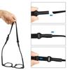 2 Stück Brillen Anti-Rutsch-Kordel Verstellbare Silikon Brillenband Kette Schutzbrille Lesebrillen Riemen für Kinder Kinder