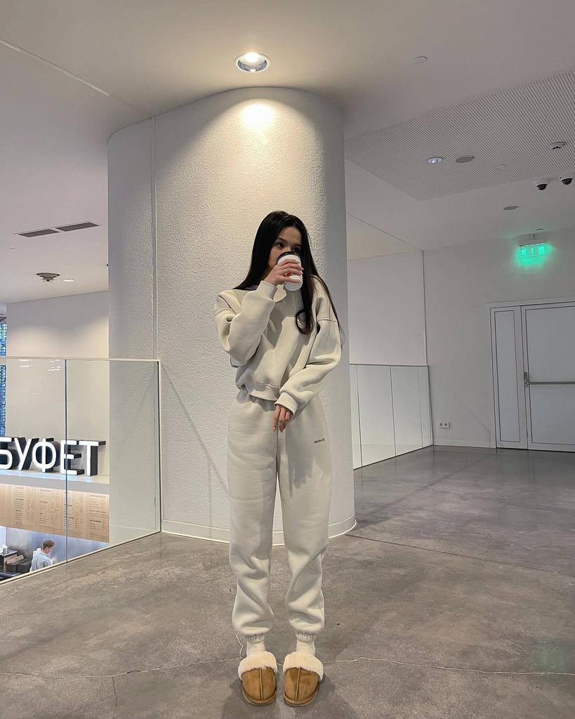 Fashion Women's Wear 1116 Spring/Autumn Elegant Casual Sweatshirt Set Two-Piece