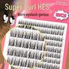 BQI Wheat Ear Natural Realistic Cluster Dense Curled Eyelashes – Large Capacity.