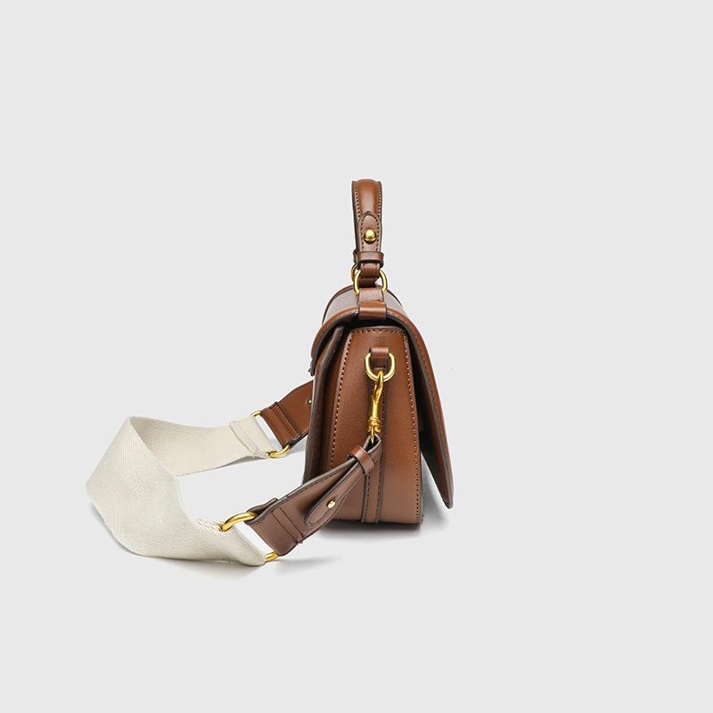 2025 Small Women Shoulder Bags Handbags Excellent PU Leather Saddle Bag With Two Straps Fashion Branded Crossbody Bag For Ladies Purse