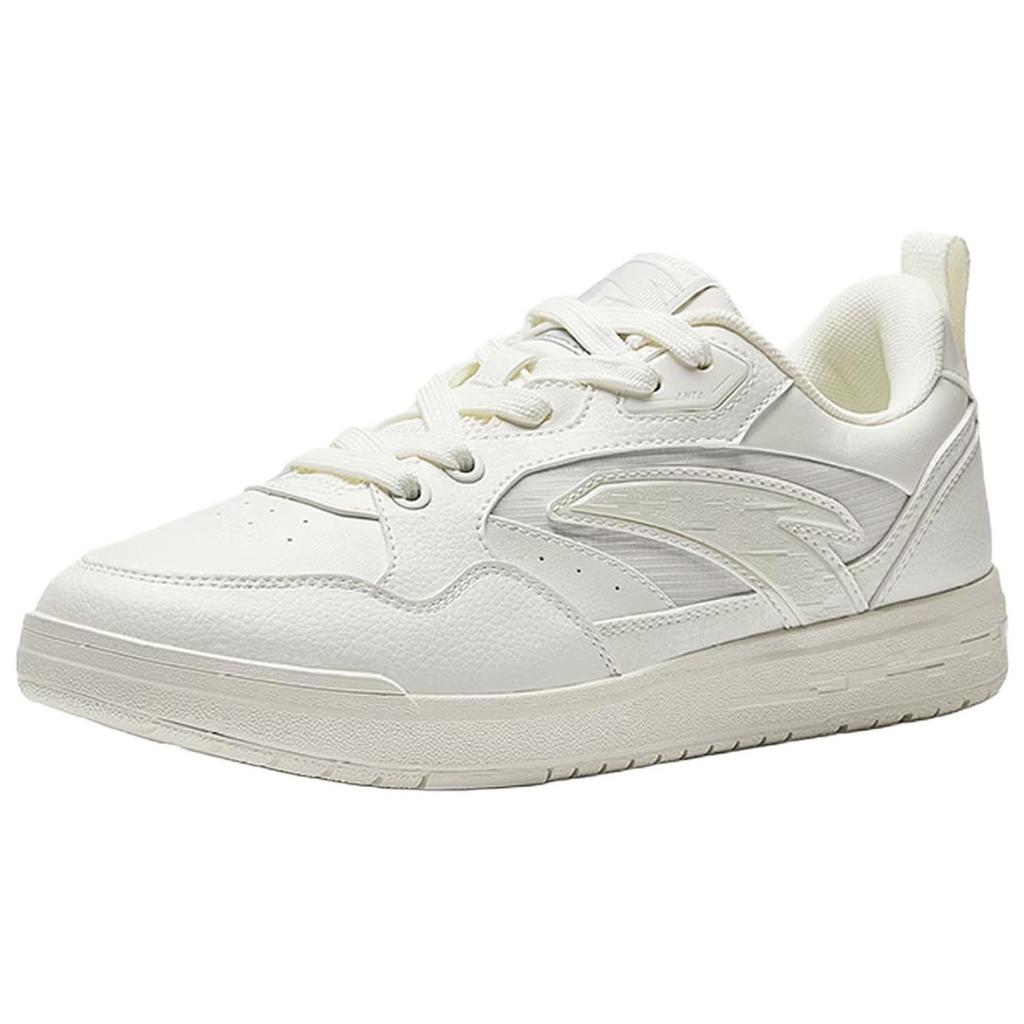 Anta Street Classic Retro Sports Versatile Trendy Casual Lightweight Increased Height Low-Top Skate Shoes Men sneaker Ivory-White 112638052-12