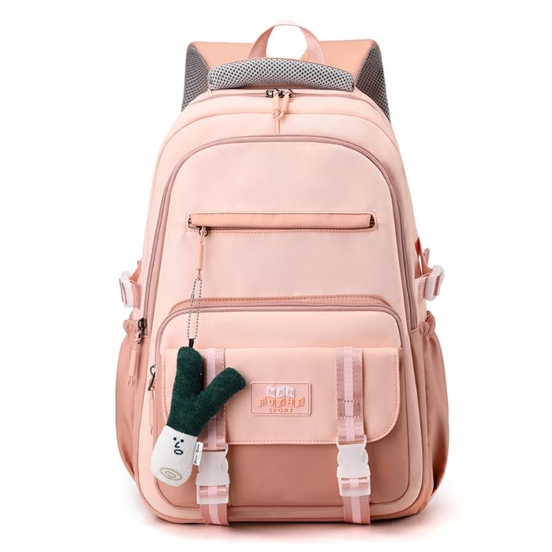 Versatile School Backpack Women Nylon School Bag Fashion Laptop Backpack Cool Female Book Bag Student Large Daypack