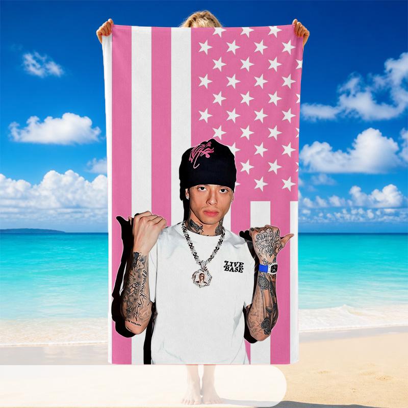 Central Cee Beach Towel, Soft Large Absorbent Towel For Beach Swimming Pool Travel Vacation
