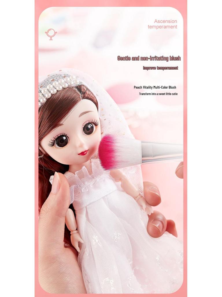 Children's Makeup Toy Set: Pretend Play Dressing Table with Lipstick & Nail Art