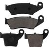 Brake Pads Front and Rear for Honda CR125R 2002-2007, CR250R 2002-2007, CRF250R/CRF250X 2004-2017, CRF450RX 2017, CRF450X 2005-2017, CRF450R
