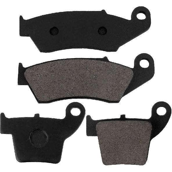 Brake Pads Front and Rear for Honda CR125R 2002-2007, CR250R 2002-2007, CRF250R/CRF250X 2004-2017, CRF450RX 2017, CRF450X 2005-2017, CRF450R