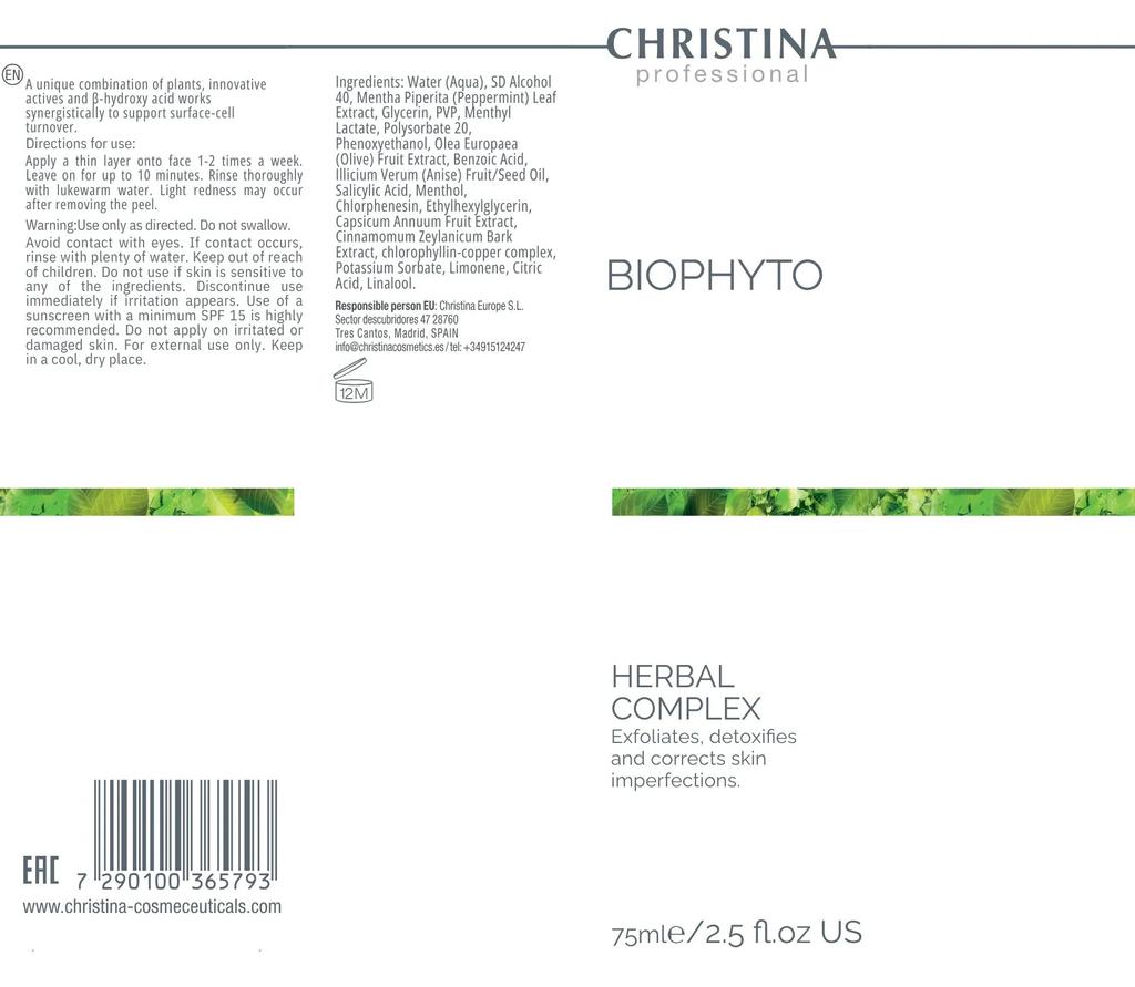 BioPhyto Herbal Complex - Herbal Peeling, 75 Ml