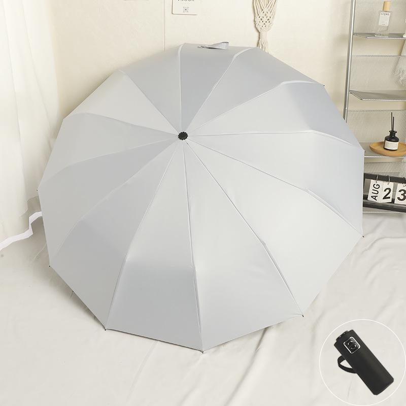 Doppelnutzungs-Sonnen- und Regenschirm - Manuell, Anti-UV, Robust, Faltbarer Sonnenschutz für Männer und Frauen