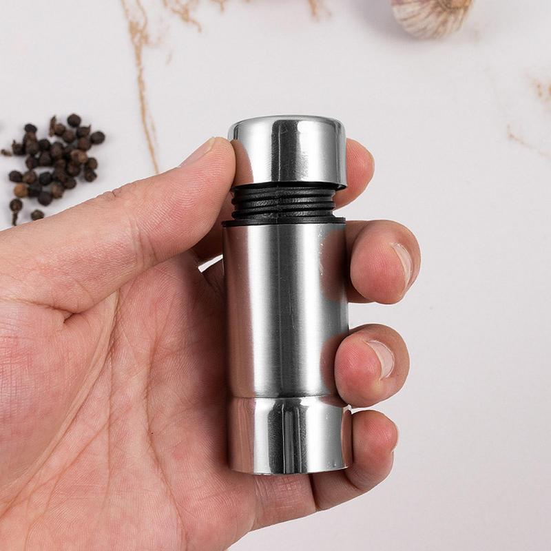 Outdoor Seasoning Bottles Outdoor Stainless Steel Condiment Bottles Portable Condiment Containers For Salt Pepper Sugar