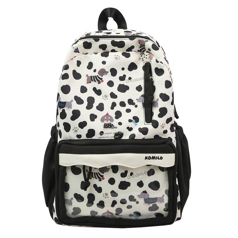 Schoolbag New High-value Japanese Fresh and Sweet Cute Puppy Backpack Junior High School Students Lightweight Large-capacity Backpack