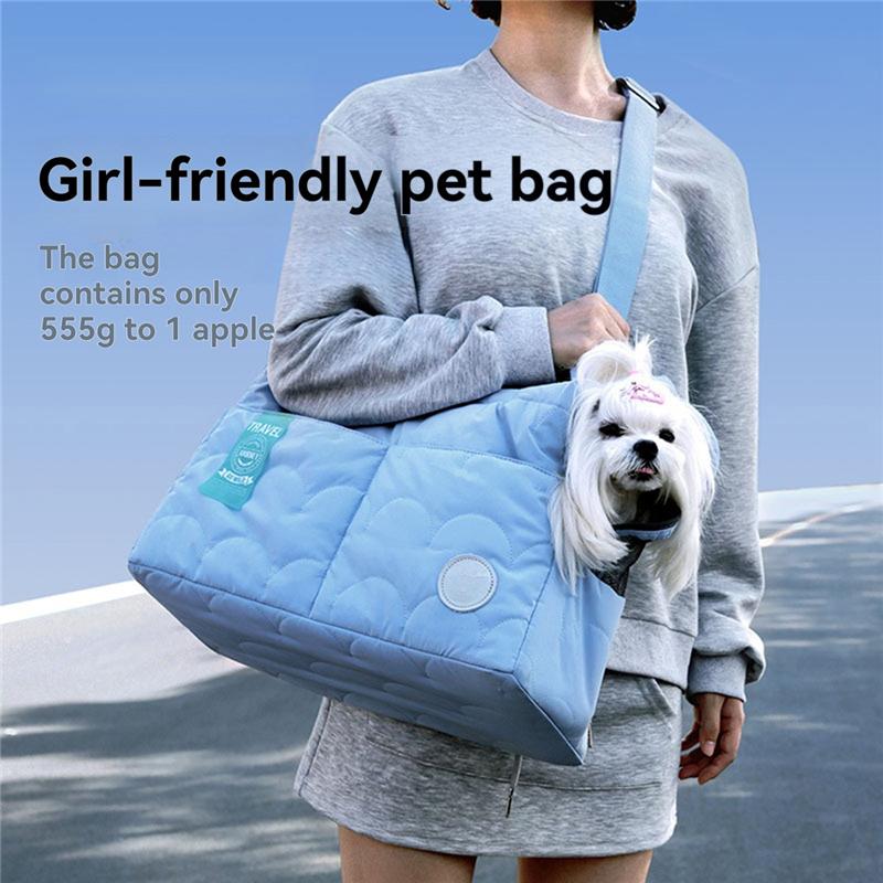 Macaroon Pet Cat Bag Large Capacity Cat Cage Cat Backpack Load Capacity 10Kg Outdoor Portable Pet Backpack