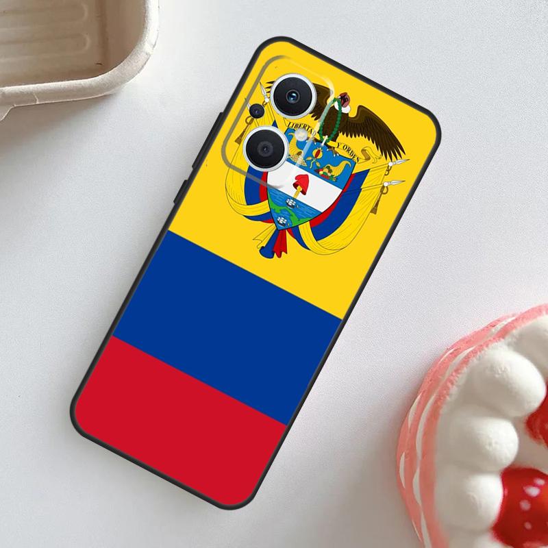 

Colombia Flag Case For OPPO Reno 11 10 Pro 11F 8T 4Z 5Z 5 6 8 7 Lite OPPO Find X5 X6 Pro X2 X3 Lite Cover OPPO Reno11