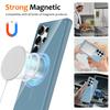 For Samsung Galaxy S25 Ultra Magnetic Case TPU Phone Back Cover with Lanyard