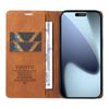For iPhone 17 Pro Leather Cover YIKATU YK-004 Skin-Touch Wallet Phone Cases