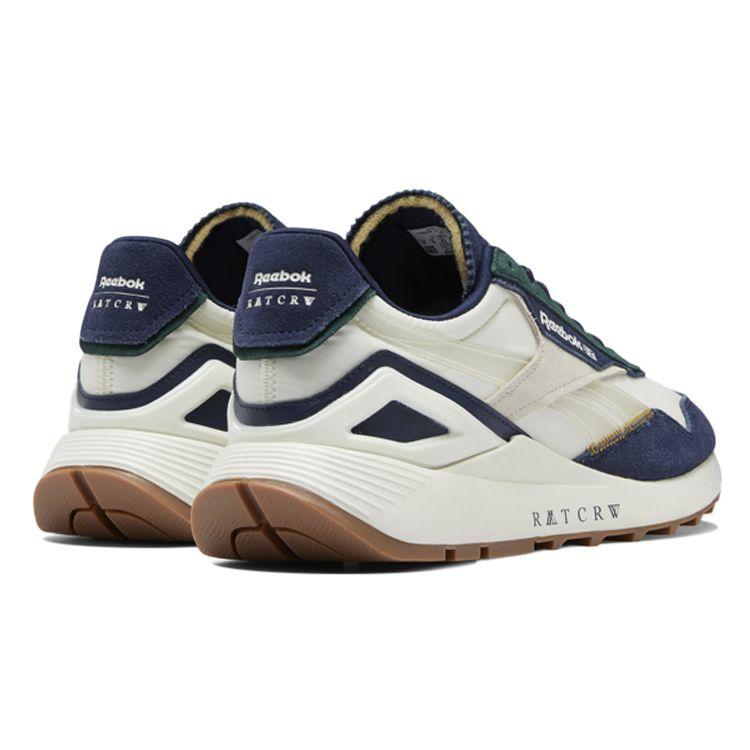 Reebok Romantic Crown X  Classic Leather Legacy AZ Comfortable Fashion Low-Top Casual Running Shoes Unisex Sneaker White Blue Green GZ0740