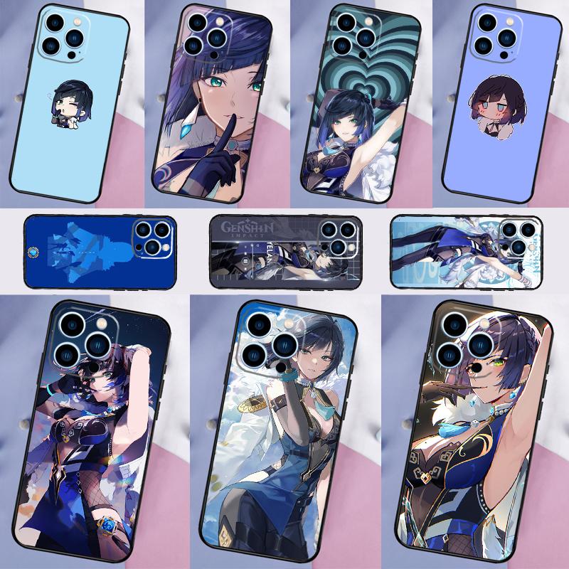 Yelan Genshin Impact Case For Oppo A16 A96 A76 A17 A18 A60 A80 A40 A38 A58 A78 A98 A94 A74 A54 A15 A57 A77 A5 Pro