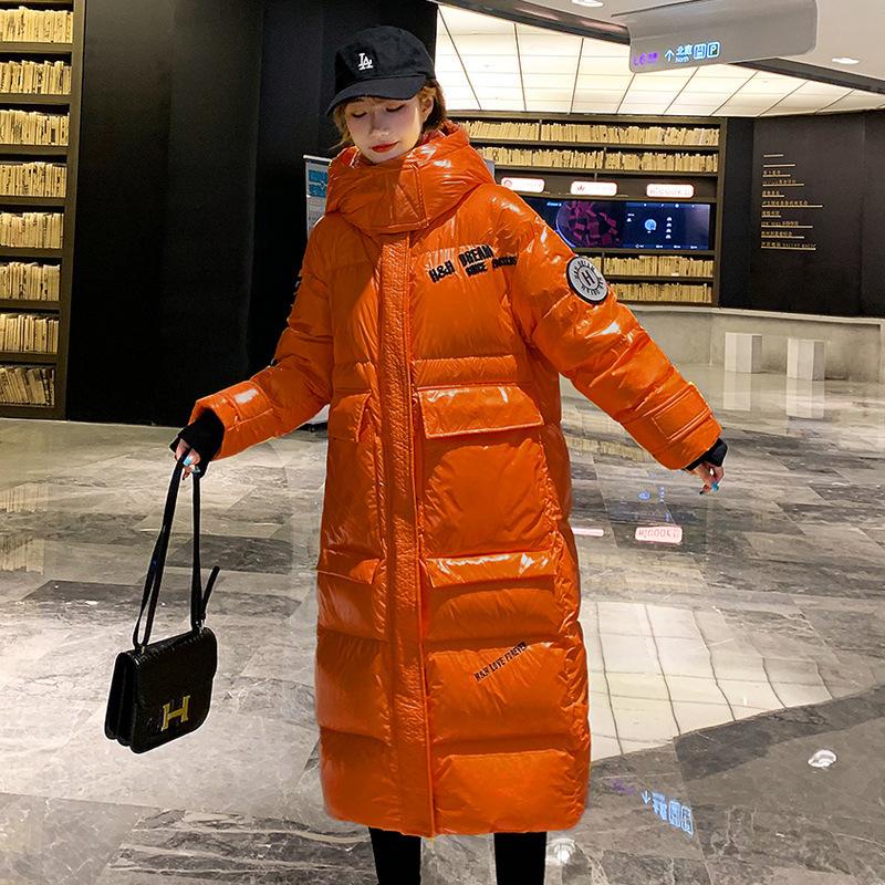 Down jacket for women, mid-length, winter new Korean style cotton-padded jacket, large size, thickened cotton-padded coat