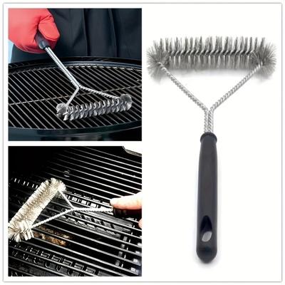 BBQ Pinsel Sauber Werkzeug Grill Grill Edelstahl Borsten Antihaft Küche Reinigung Draht Bürsten Grill Zubehör