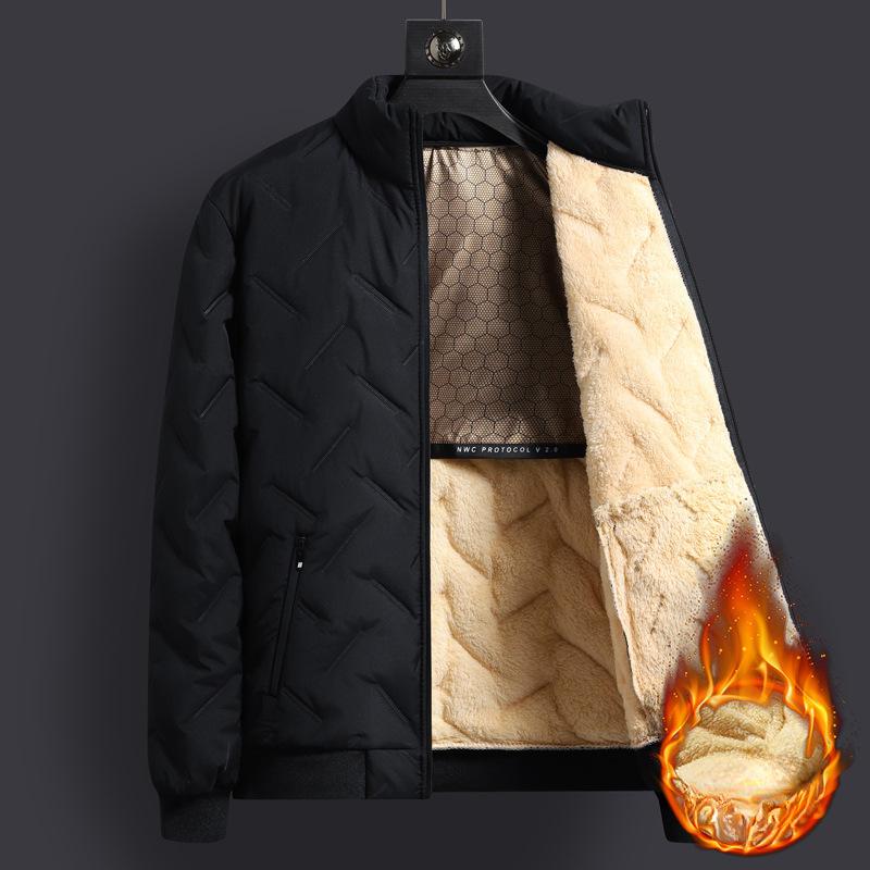 Winter New Cotton-padded Clothes Men's Thickened Jackets Youth Cotton-padded Clothes Large-size Winter Clothes