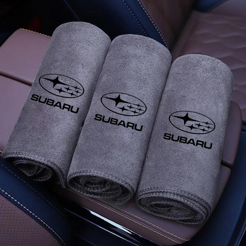 Microfiber Car Wash Towel Cleaning Drying Cloth For Subaru STI XV Forester BRZ Outback Legacy Impreza Levorg Mpreza Accessories oi3
