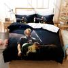 S-Sam Fender Duvet Cover + 2 Pillowcases Simple Vintage Rock Text Pattern Print 3 Pieces Bedding Linen Young Indie Music Fan