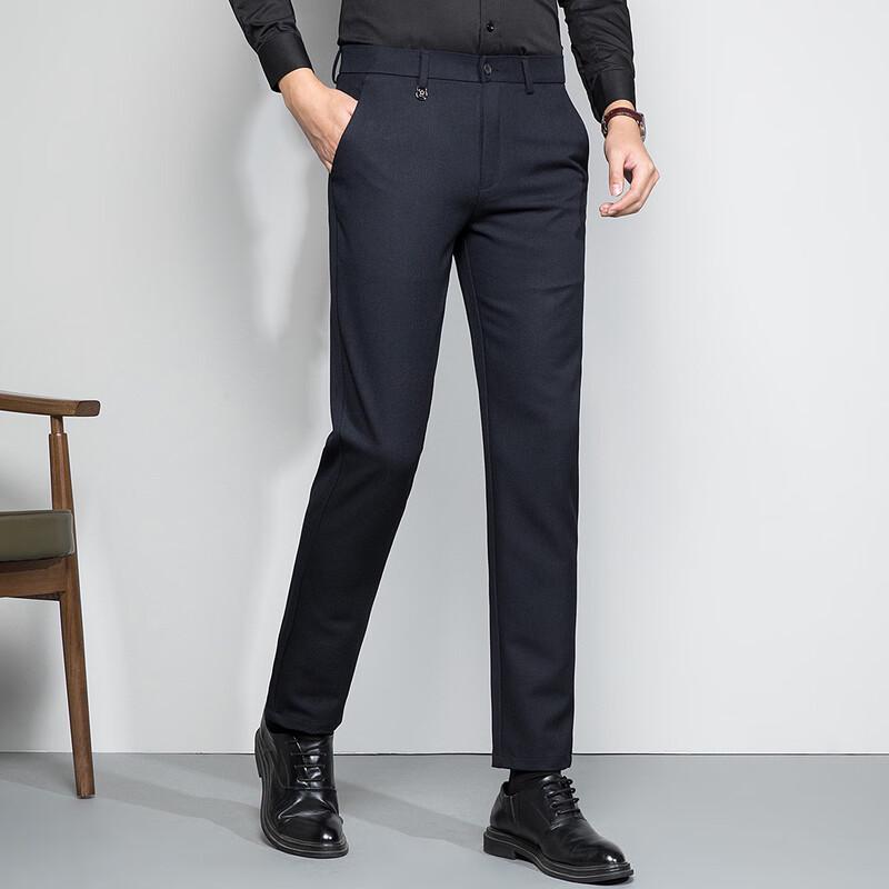 MONTAGUT Men's Spring/Autumn Straight-Fit Casual Business Pants