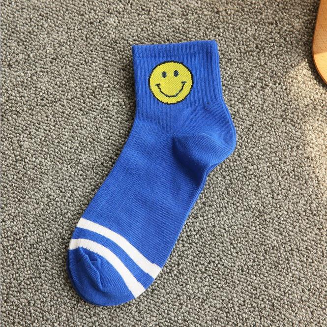 New Arrival Smile Face Tube Socks Stripes Harajuku Student School Socks Girl Kor New Arrival Smile Face Tube Socks Stripes Harajuku Student School Socks Girl Kor