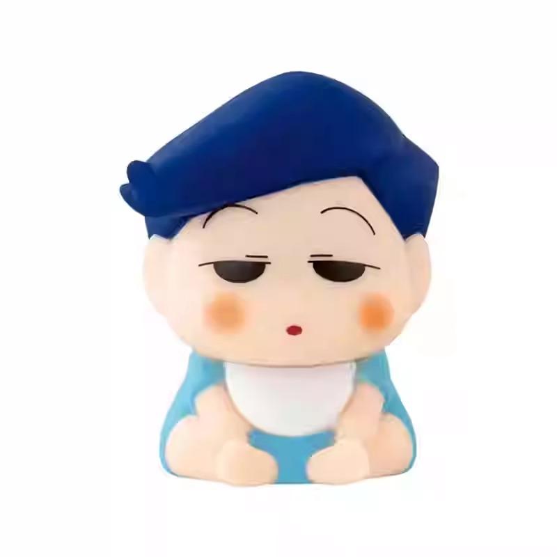 Japanese Edition Crayon Shin-chan Baby Style Gashapon Toys Nohara Shinnosuke Lovely Figure Model Ornaments Kid Friendly Entertaining Fun Play Safe
