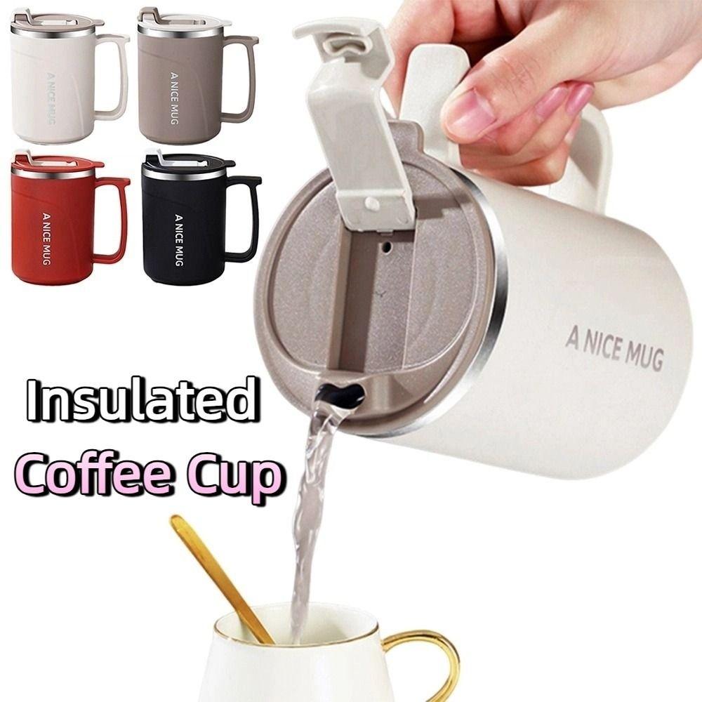 500ml Vacuum Water Bottle Stainless Steel Thermos Cup Fashion Insulated Coffee Cup  Outdoor Sports