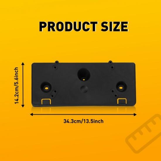 For 2016 - 2017 Ford Deluxe Explorer Front License Plate Mounting Bracket Holder