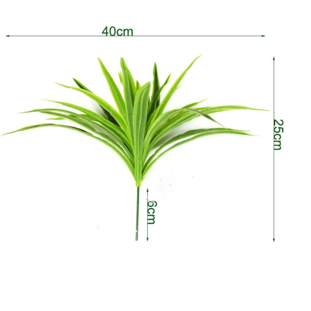 Silk Garden Paty Desktop For Table Home Chlorophytum Branch Fake Plants Potted Artificial Plants