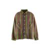 SAINT Mxxxxxx Denim Tears Flannel Shirt Green/Red Men Tops SM-A23-0000-C23
