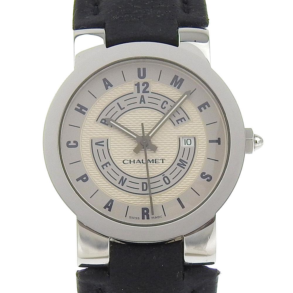 

Chaumet Vendome Watches 150th anniversary SilverDial Stainless Steel/Embossed Leather Quartz Analog display Boys Used