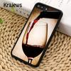 Krajews 1004 Vintage Wine Pattern Phone Case Cover For IPhone 18 17 Air 16 15 14 plus 11 12 13 pro max coque Shell Fundas
